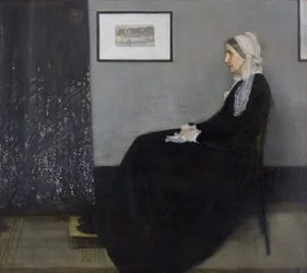 Arrangement in Grau und Schwarz Nr. 1 ODER Porträt der Mutter des Künstlers Whistlers Mutter